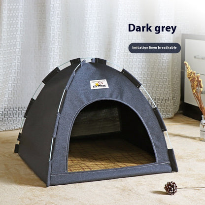 Cozy Pet Tent Bed - Small & Medium Dogs & Cats