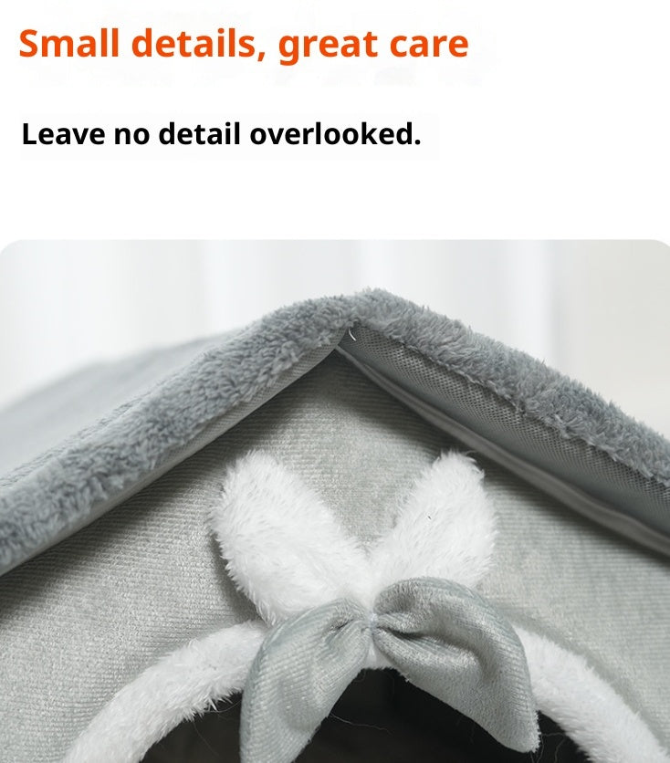 Winter Pet House - Warm Bed
