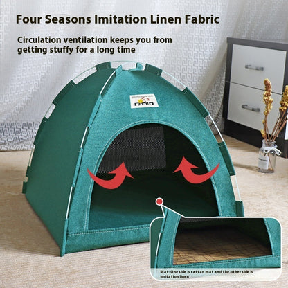 Cozy Pet Tent Bed - Small & Medium Dogs & Cats