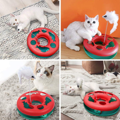Cat Tower Toy - 3-Tier Track