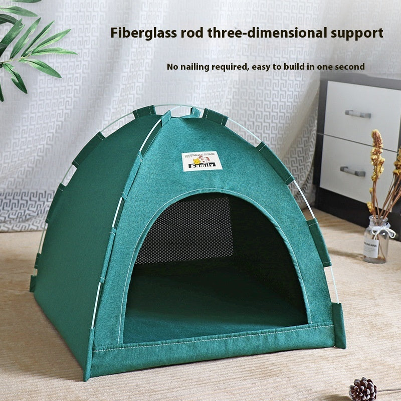 Cozy Pet Tent Bed - Small & Medium Dogs & Cats