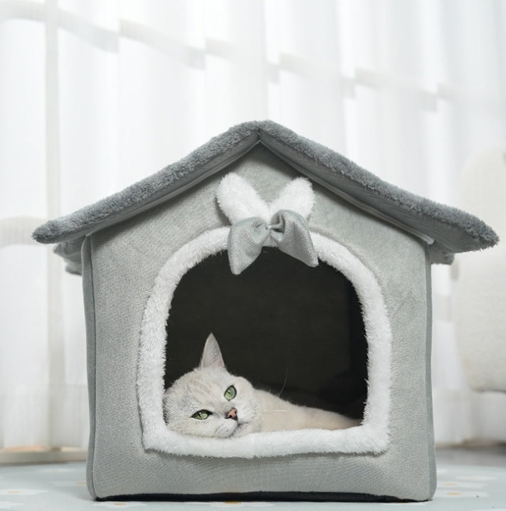 Winter Pet House - Warm Bed
