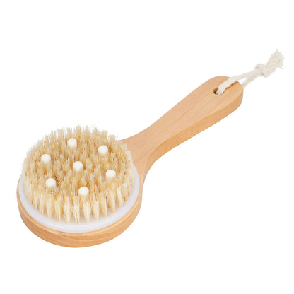 Pet Shampoo Brush - Wooden Handle