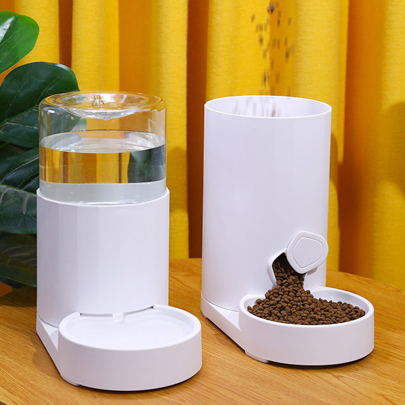 Cat Water Fountain & Feeder