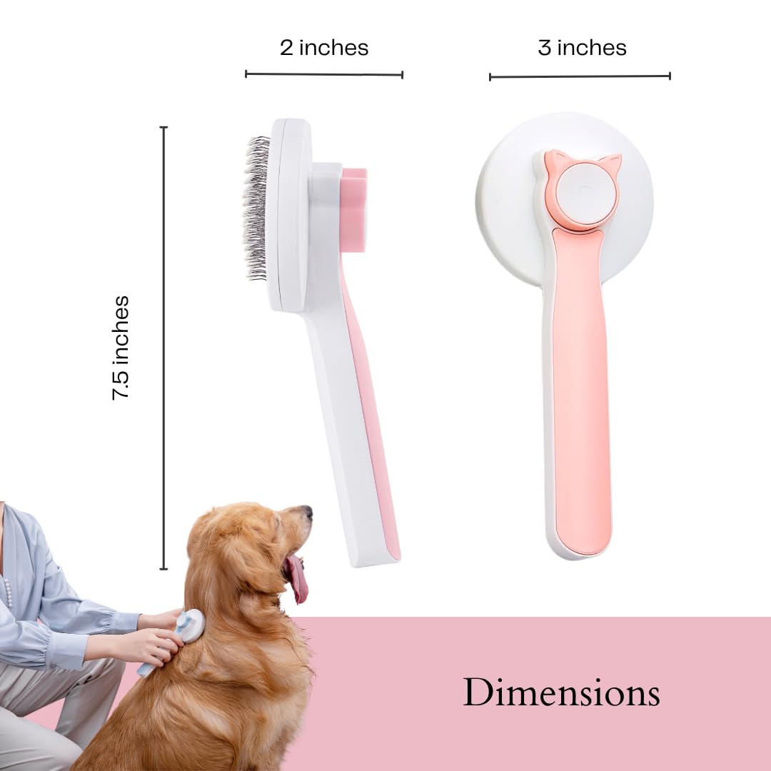 Self-Cleaning Slicker Brush
