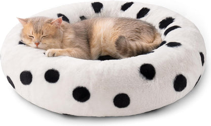 Donut Cat Bed 23" - Plush Pet Bed