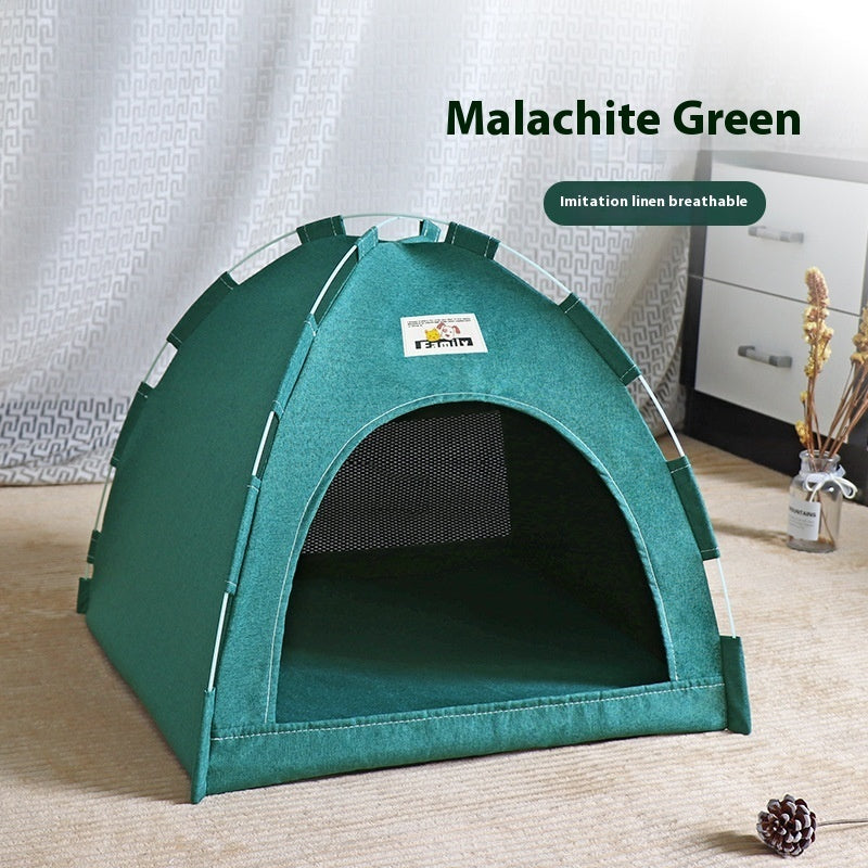 Cozy Pet Tent Bed - Small & Medium Dogs & Cats