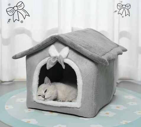 Winter Pet House - Warm Bed